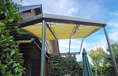 Queen Line Sonnenschutz mit Sonnensegel: Inspiration