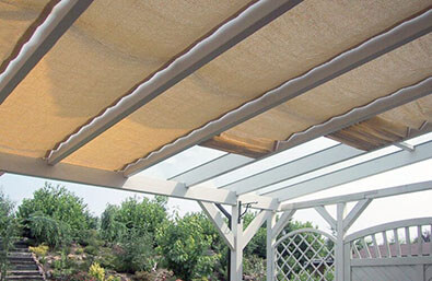 Queen Line Sonnenschutz mit Sonnensegel: Inspiration